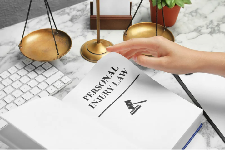 Book depicting personal injury lawyer st louis
